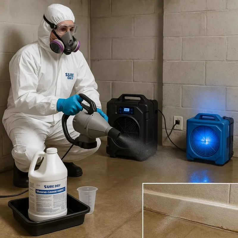 Sanitization and Odor Removal process in Wakefield, MA